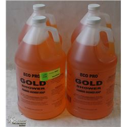 CASE OF 4 ECO-PRO GOLD FOAMING SHOWER SOAP