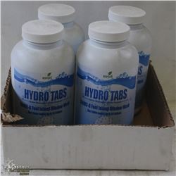 BOX WITH 4 BOTTLES HYDRO TABS SQUEEGEE FUEL ISLAND