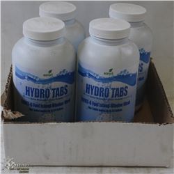 BOX WITH 4 BOTTLES HYDRO TABS SQUEEGEE FUEL ISLAND