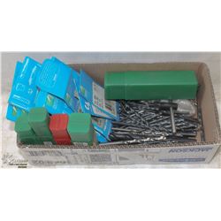 BOX OF ASSORTED DRILL BITS - ON CHOICE