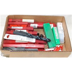 BOX OF ASSORTED DRILL BITS - ON CHOICE