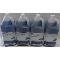 FOUR 5L CONTAINERS OF NU-LIFE SOAP FILM REMOVER