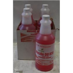 CASE OF 4 ECO-PRO HUSSLE DU RTU RESTROOM CLEANER