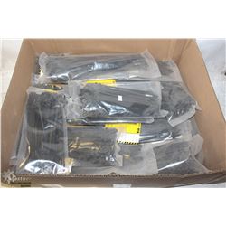 CASE OF BLACK CABLE TIES, - ON CHOICE