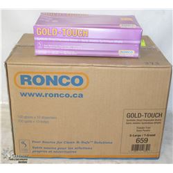 CASE OF RANCO XL SYNTHETIC DISPOSABLE GLOVES