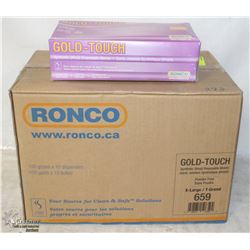 CASE OF RANCO XL SYNTHETIC DISPOSABLE GLOVES