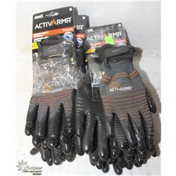 11 PAIRS OF ANSELL ACTIVARMR SIZE 8 GLOVES