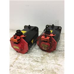 (2) Fanuc A06B-0267-B605 Servo Motor w/ A860-2014-T301 PulseCoders