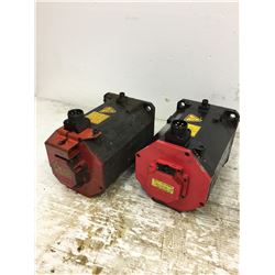 (2) Fanuc A06B-0267-B605 Servo Motor w/ A860-2010-T341 & A860-2014-T301 PulseCoders