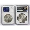 Image 2 : NGC MS 64 GRADED MORGAN SILVER DOLLARS