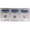 Image 1 : (3) 1941-D PCGS GRADED MERCURY DIMES