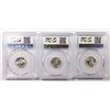 Image 2 : (3) 1941-D PCGS GRADED MERCURY DIMES
