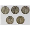 Image 2 : MERCURY DIME LOT: