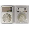 Image 2 : (2) 2018 AMERICAN SILVER EAGLES