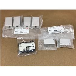 LOT OF MEIJI MISC. VALVE BLOCK AND FILTER *SEE PICS FOR PART #*