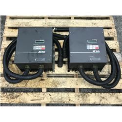 (2) AC TECH M1275C 3 PHASE DRIVE