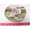 Image 1 : COLLECTIBLE PLATE (RELIGIOUS "THE LORD IS MY SHEPERD") *BY CICELY MARY BARKER* (PLATE # 3388 D)
