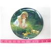 Image 1 : COLLECTIBLE PLATE (GIRL WITH DUCKS "GOLDEN MOMENT") *BY DONALD ZOLAN* (PLATE # 5097 K)
