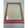 Image 1 : PRINT (LAST WILL AND TESTAMENT OF A FARMER) *FRAMED*