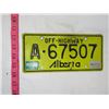 Image 2 : LICENSE PLATE (ALBERTA) *1984*