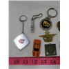 Image 2 : LOT OF MISC. COLLECTABLES (KEY RINGS, BRACELET, MONEY CLIP, PINS, ETC…)