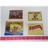 Image 1 : LOT OF 4 BEER LABELS (SASK)
