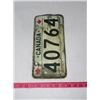 Image 2 : CANADA LICENSE PLATE