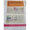 Image 2 : LOT OF 9 CHEQUES (ANTIQUE)
