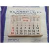 Image 2 : PATERSON CALENDAR (1948) *15" X 30.5"*