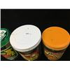 Image 2 : LOT OF VINTAGE PEANUT BUTTER JARS (SQUIRREL, CO-OP, KRAFT)