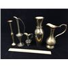 Image 1 : LOT OF BRASS VASES
