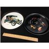 Image 3 : LOT OF AUTOMOBILE WALL HANGINGS AND TIN TRAYS