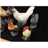 Image 2 : LOT OF ROOSTER FIGURINES