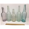Image 1 : LOT OF ANTIQUE BOTTLES (SOME AQUA AND A PURPLE)