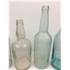 Image 3 : LOT OF ANTIQUE BOTTLES (SOME AQUA AND A PURPLE)