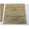 Image 2 : LOT OF 4  DOMINION BANK OF CANADA CHEQUES (1950'S)