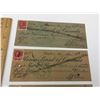Image 2 : LOT OF UNION BANK OF CANADA CHEQUES WITH 2 CENTS STAMPS  (1918)