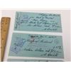 Image 2 : LOT OF 5 BANK OF MONTREAL CHEQUES (1950'S)