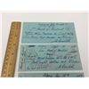 Image 2 : LOT OF 4  BANK OF MONTREAL CHEQUES PAID TO MCCOLL FRONTENAC OIL (1950'S)