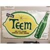 Image 1 : TEEM SODA POP ADVERTISING SIGN (VINTAGE) *59.5” x 35.5”*