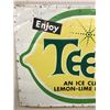 Image 2 : TEEM SODA POP ADVERTISING SIGN (VINTAGE) *59.5” x 35.5”*
