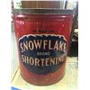 Image 7 : LARGE SNOWFLAKE BRAND SHORTENING TIN (RARE)