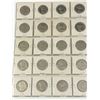 Image 2 : PAGE LOT OF 20-CANADA 50 CENT PIECES (1969)