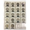 Image 1 : PAGE LOT OF 18-FIFTY CENT PIECES (1968) *CANADA*