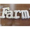 Image 2 : FARM HOUSE SIGN (METAL) *42.5" X 8" X 1"*