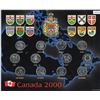Image 1 : 25 CENT COIN SET (CANADIAN) *UNCIRCULATED* (MILLENIUM 2000)