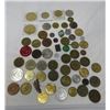 Image 2 : JAR OF ASSORTED TOKENS AND COMMEMORATIVE COINS ETC