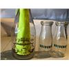 Image 2 : LOT OF 3 MILK BOTTLES (COOPERATIVE CREAMERY & 2 PT-UNIVERSITY)