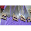 Image 2 : LOT OF 6 HAND SAWS (NICE CONDITION) *1 X DISSTON CANADA*