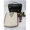 Image 1 : SCALE AND BLACK METAL LUNCH BOX (ANTIQUE)